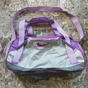 Nike Duffel Bag Girls Womens - Purple/Grey